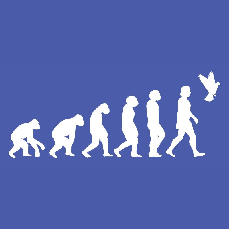 Taube Vogel Evolution der Menschen Tiere