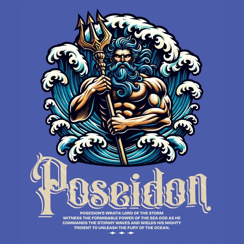 Poseidone Dio delle Tempeste e dei Mari Mitologia