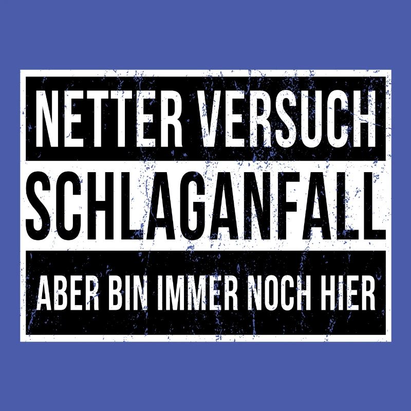 Netter Versuch Schlaganfall Motivation Geschenk