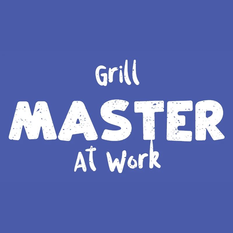 Grill Master At Work - BBQ