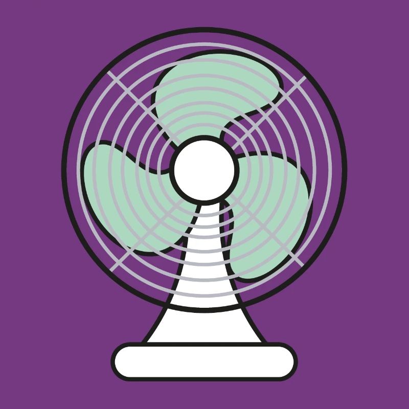 Hitze Ventilator Zeichnung Sommer