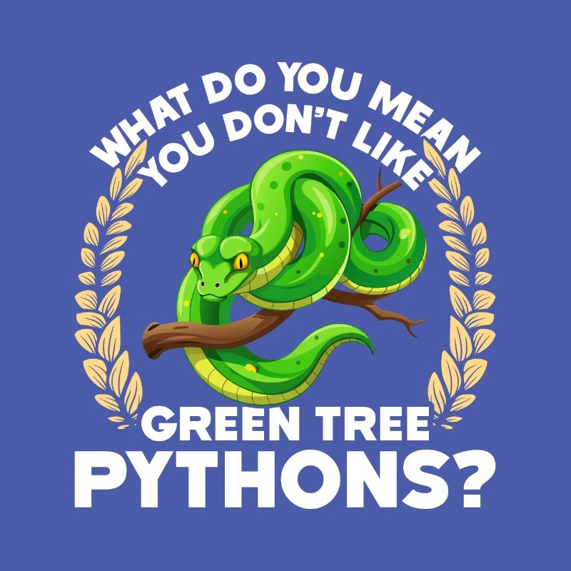Python arborescent vert