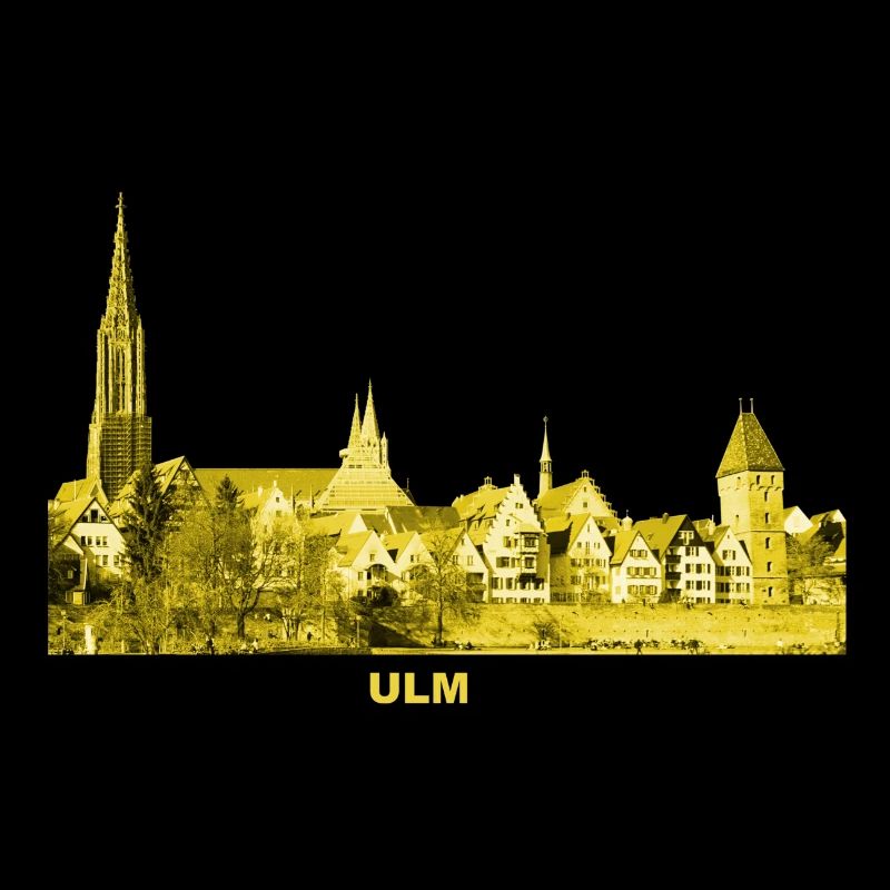 Ulm Minster Bade-Wurtemberg Metzgerturm Danube