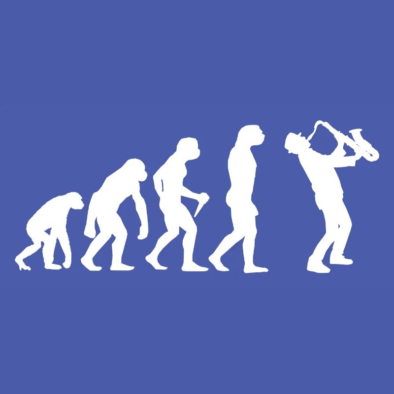 Evolution Saxophone Sax Men Boys Saxophonist