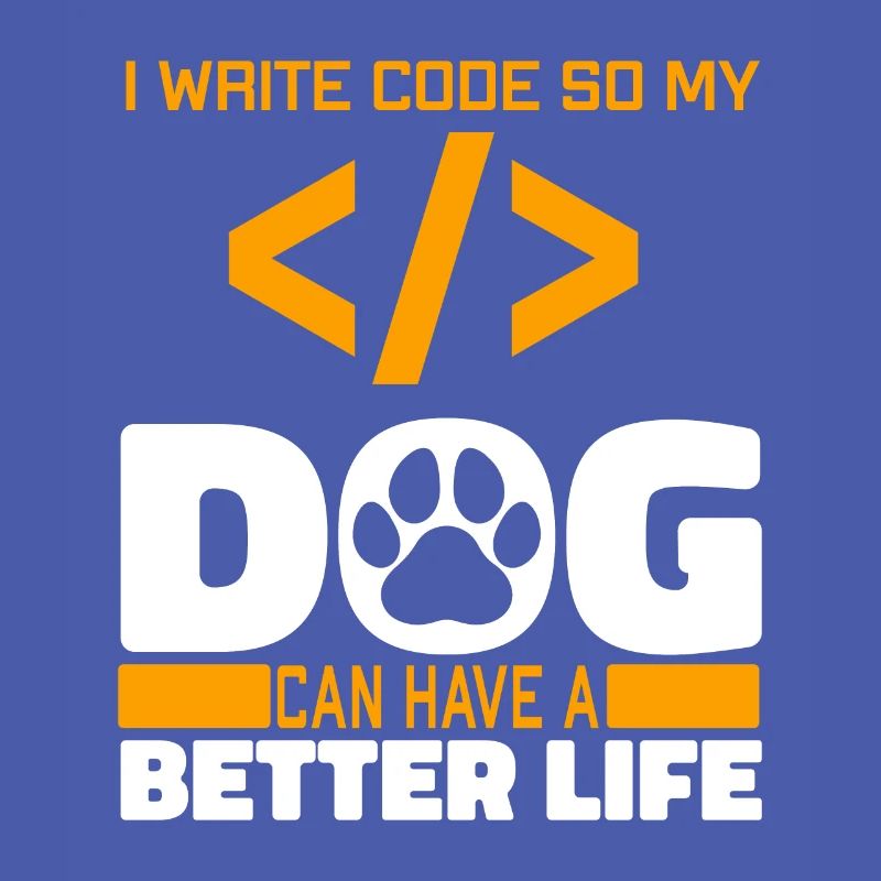 Entwickler Coder Programmierer Hund