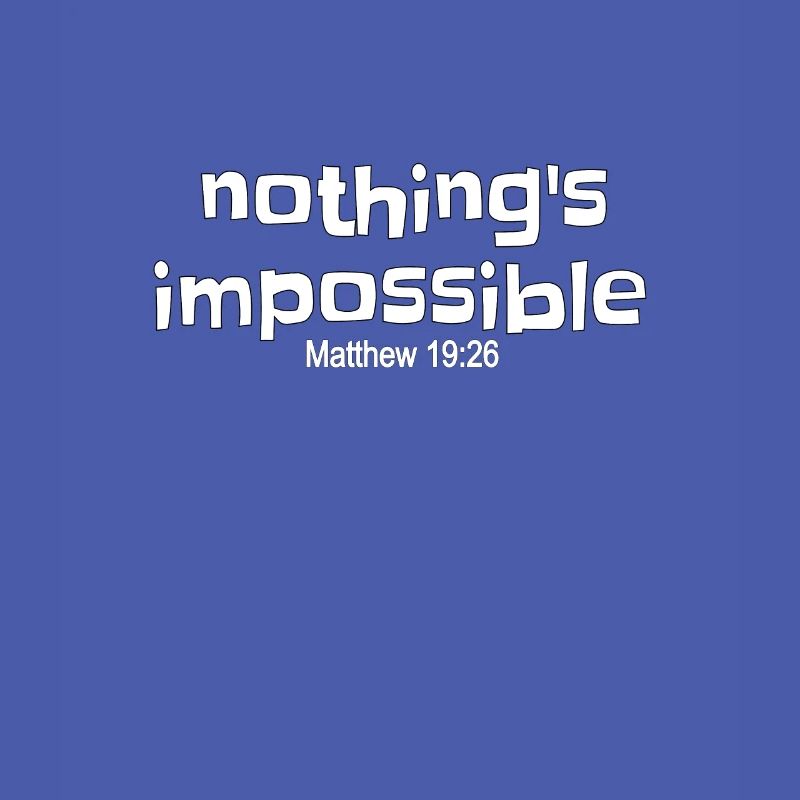 Conception chrétienne - Rien n'est impossible, Matthew