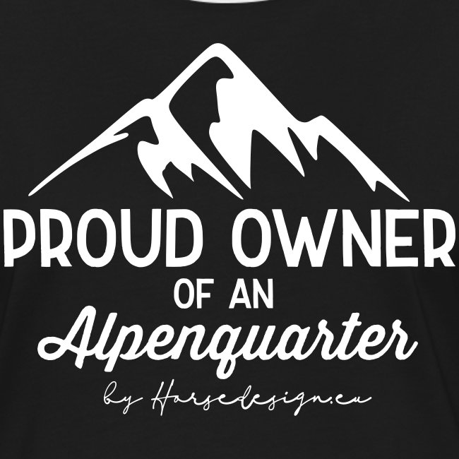 Proud Owner Alpenquarter - Haflinger