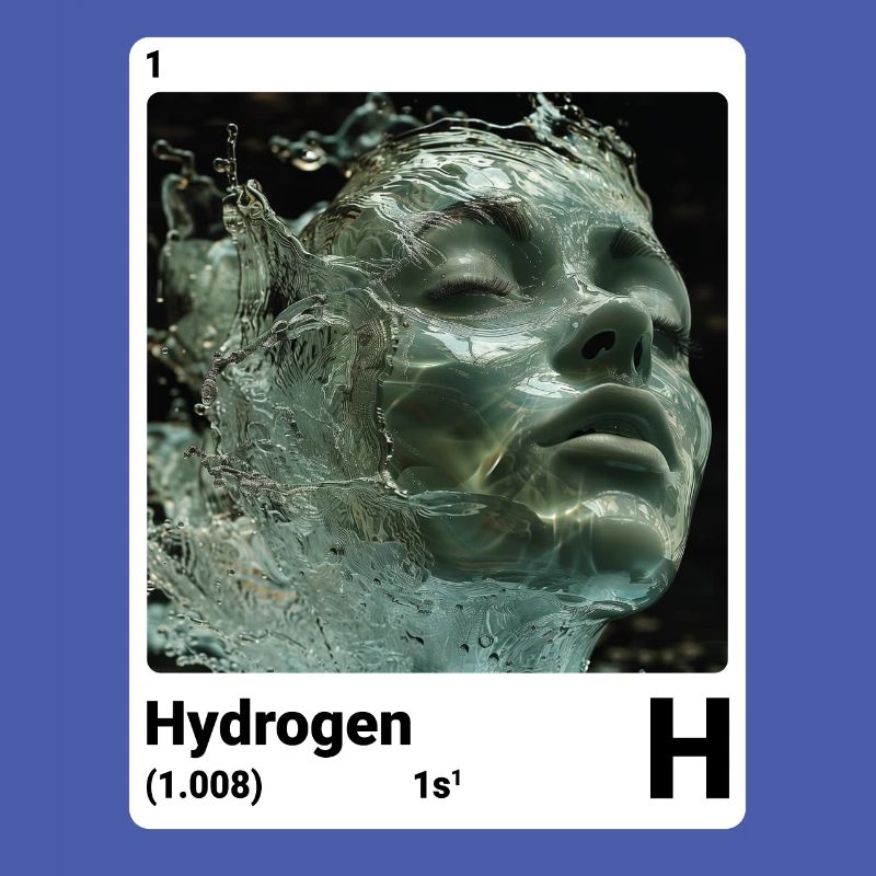 Hydrogène - H - Élément chimique 001