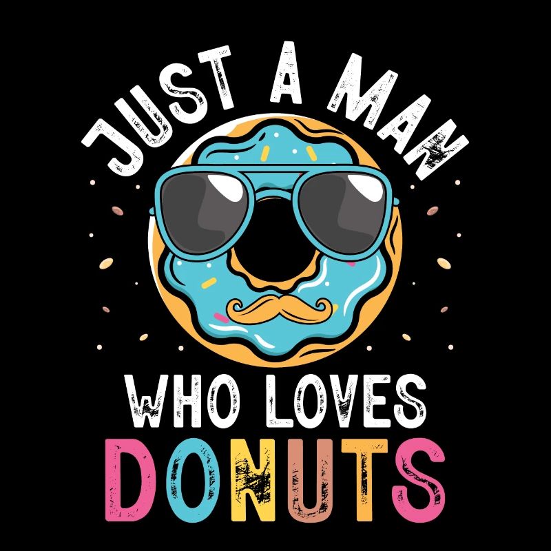 Nur Ein Mann, Der Donuts Liebt Donut Donut
