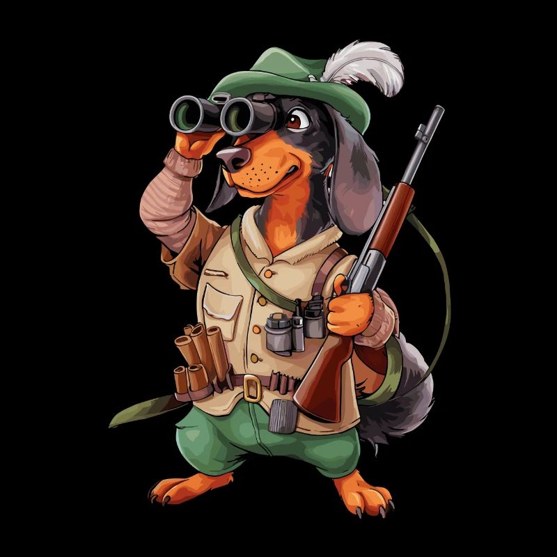 Witzger Jagdhund für einen Jäger mit Hund