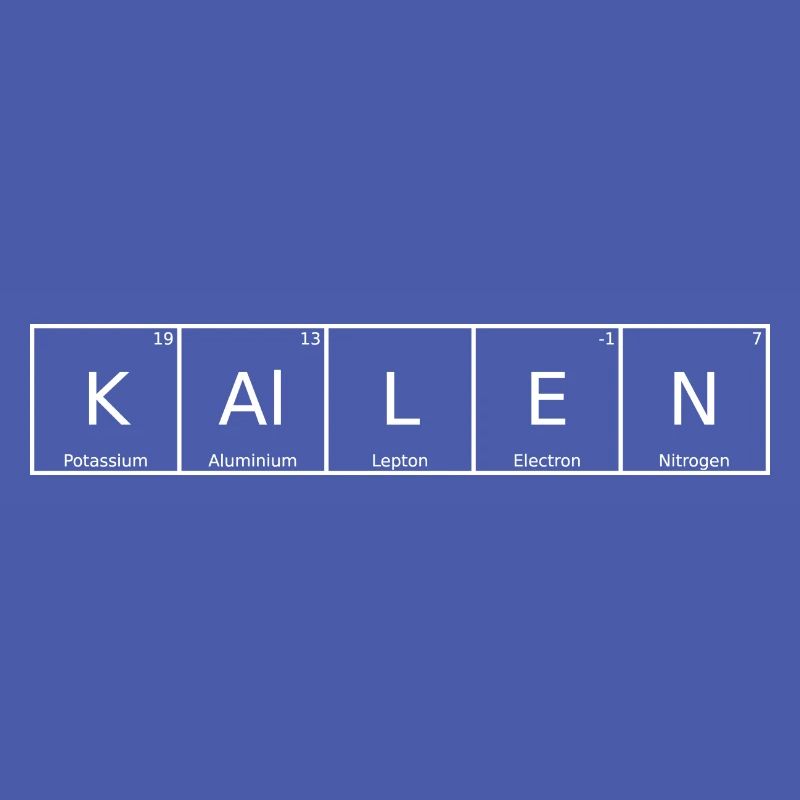 Kallen Surname First Name Chemistry Periodic Table Elements