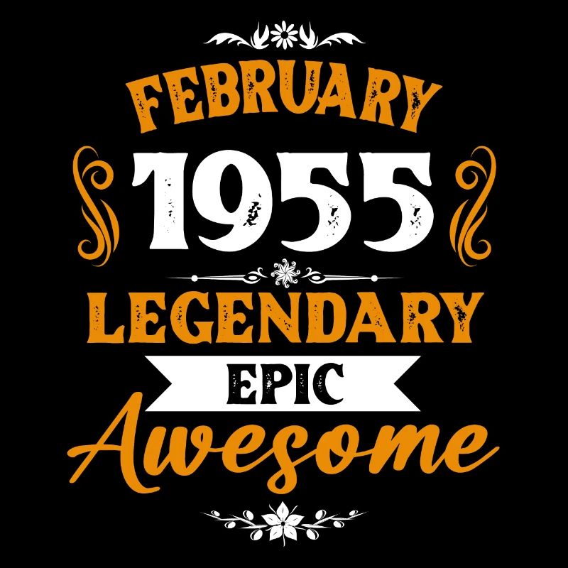February 1955 Legends Birthday Gift