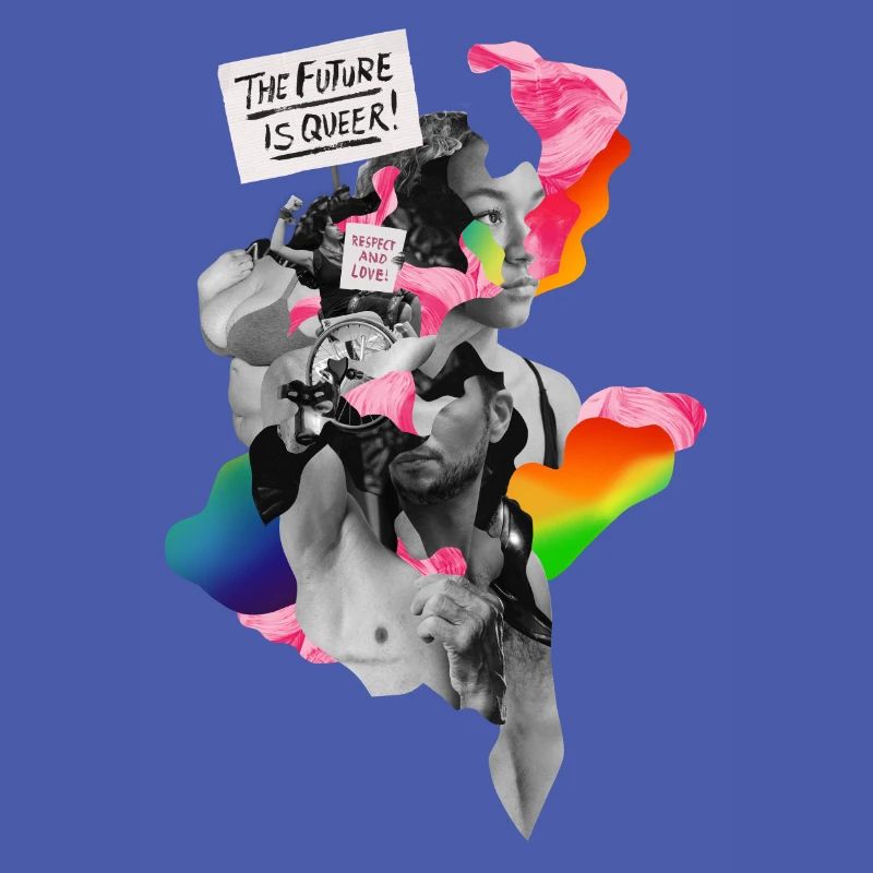 the future is queer! | CSD Leipzig Design 2023