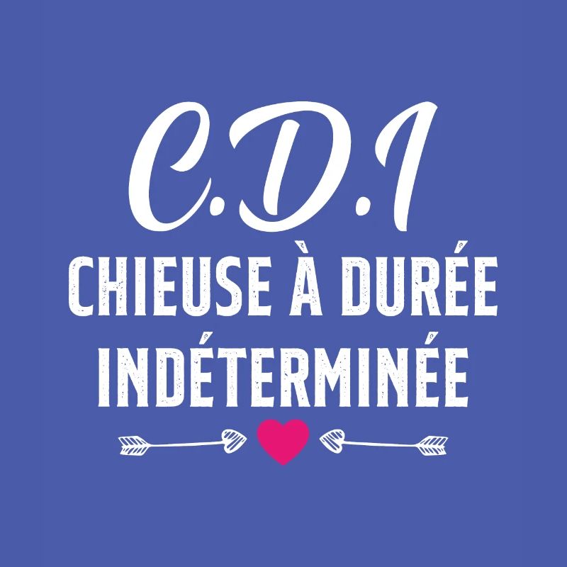 CDI Chieuse à durée indéterminée cadeau humour