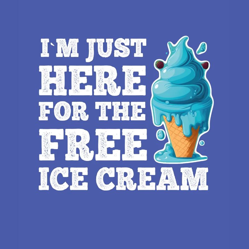Eis Eiscreme Soft Eis Ich bin wegen dem Eis hier