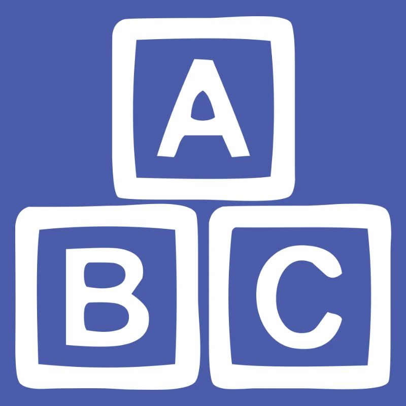 Style de panneau de bloc ABC