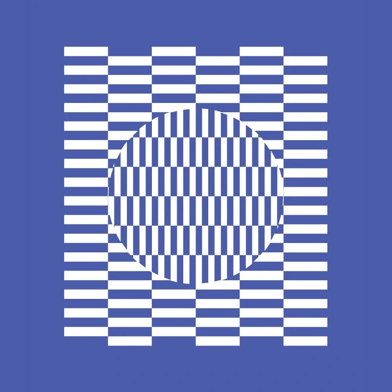 Imagination d'illusion de perception de grille visuelle
