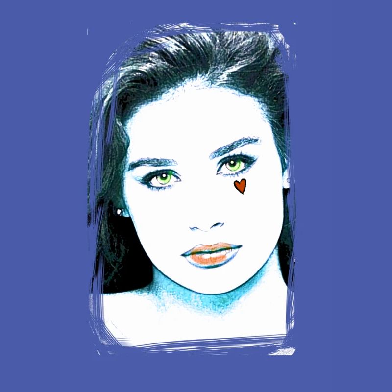 Woman, Green Eyes,Demi Moore, Heart, Face
