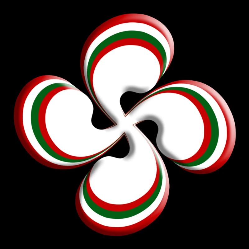 Croix Basque Lauburu 2