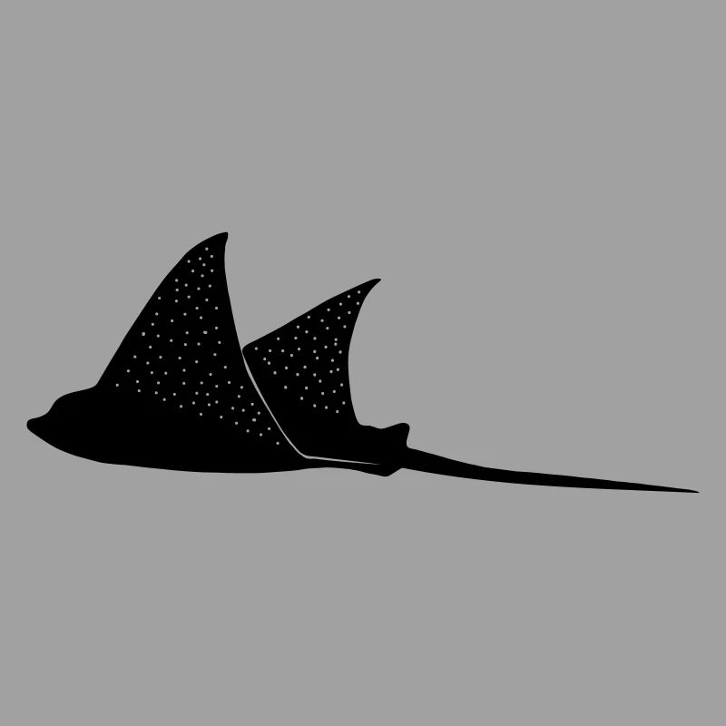 Eagle rays in flight mode