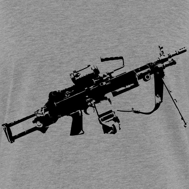 FN Minimi Para machine gun M249 SAW Kulspruta 90
