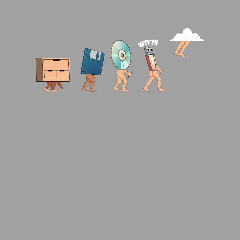 Cloud Computing Evolution - Idée cadeau pour Nerd