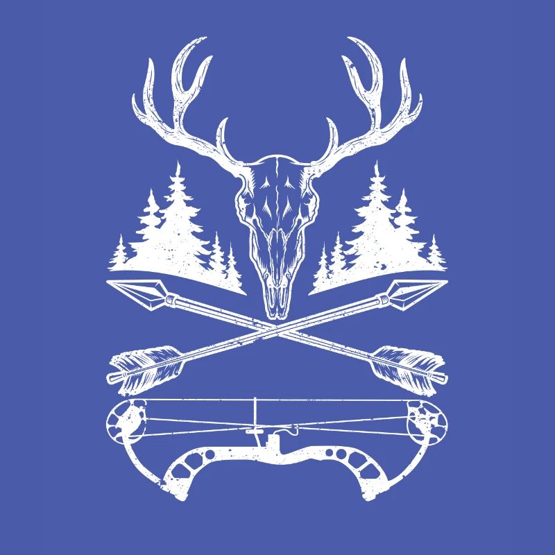 Hirsch Schädel Compound Bogen Elch Jagd