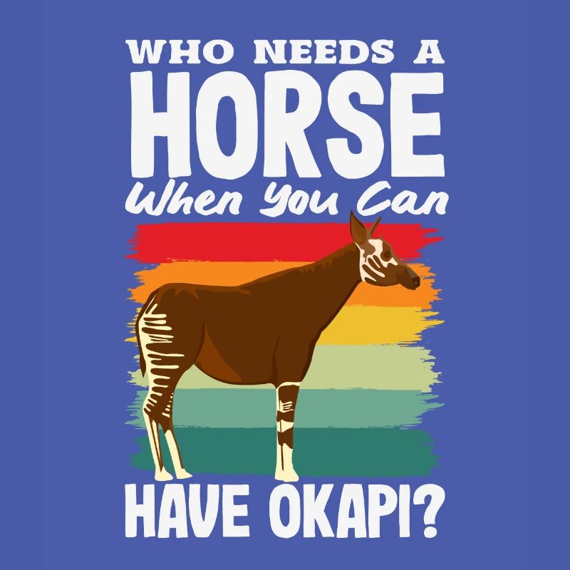 Funny zookeeper okapi lover