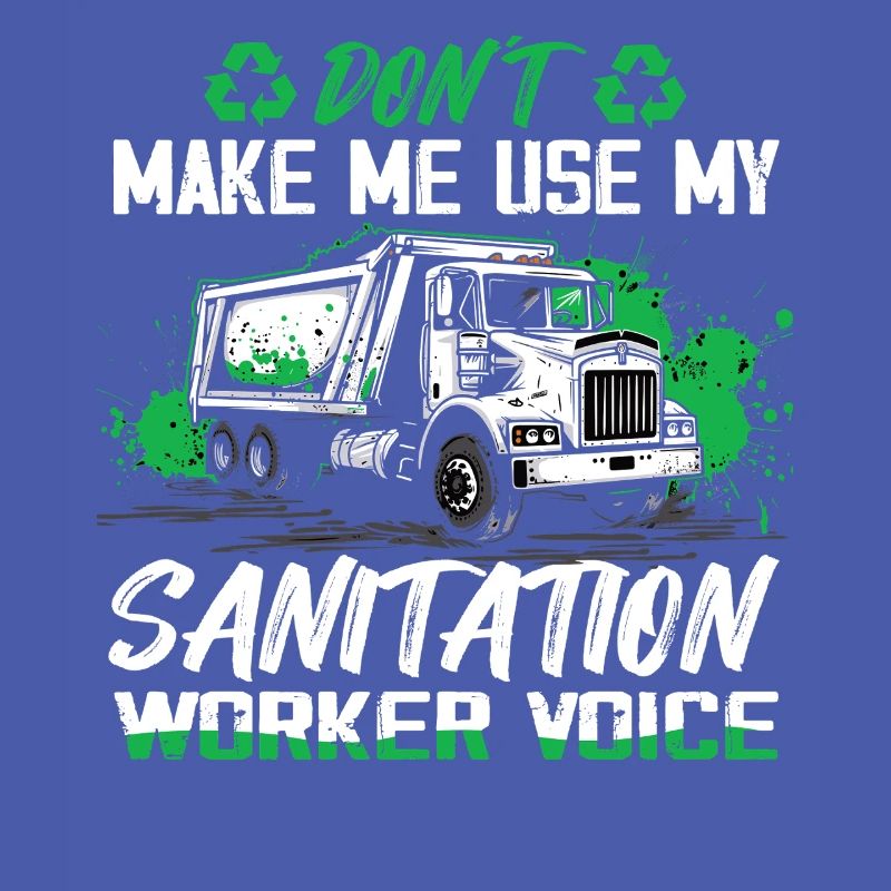 Garbage truck driver for sanitation workers