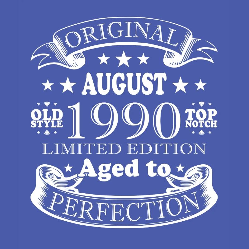 August 1990 Retro August 1990 August 1990 Jubiläum