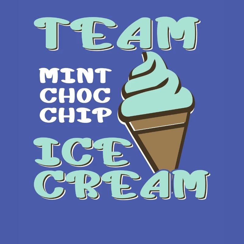 Team Mint Choc Eiswaffel Eiscreme Eis