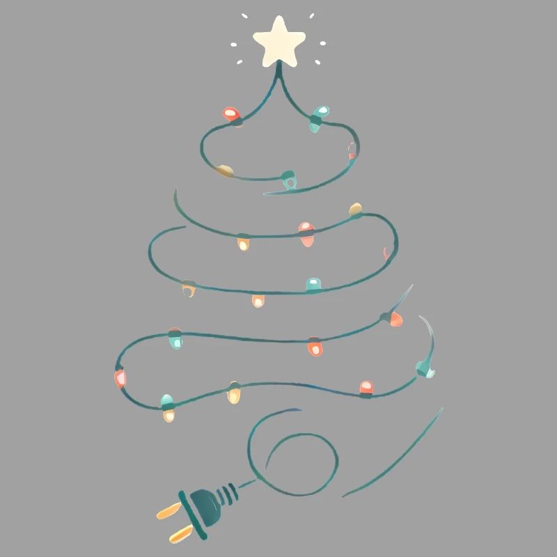 Christmas Tree String Lights Design