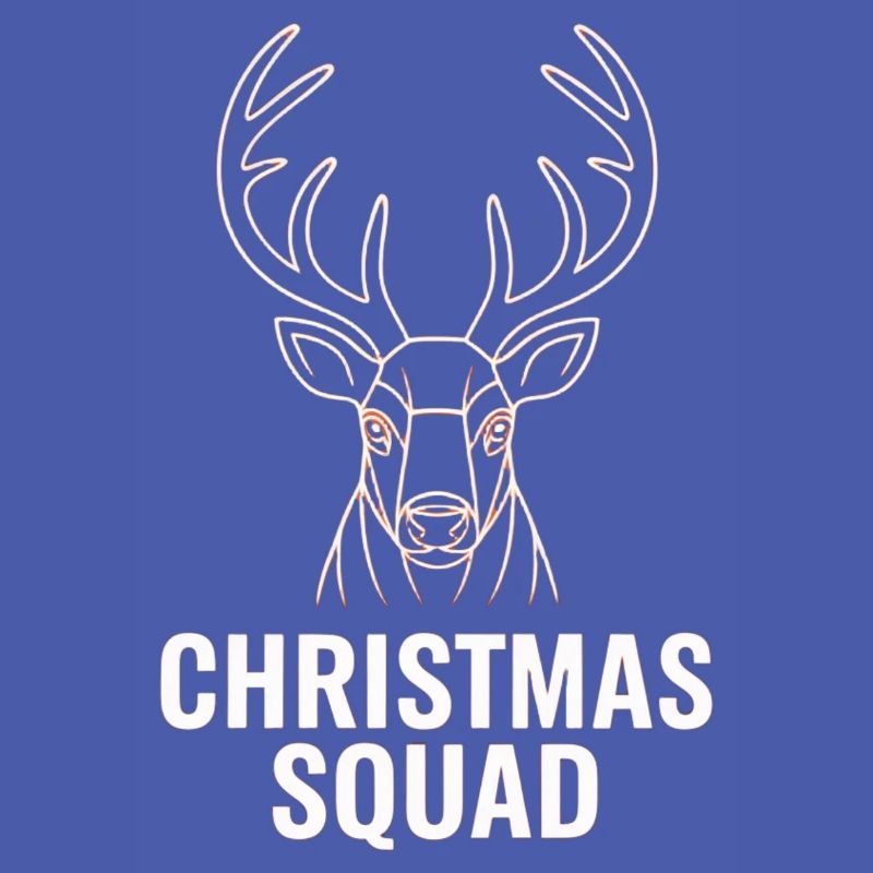 Neon Deer Squad Noël