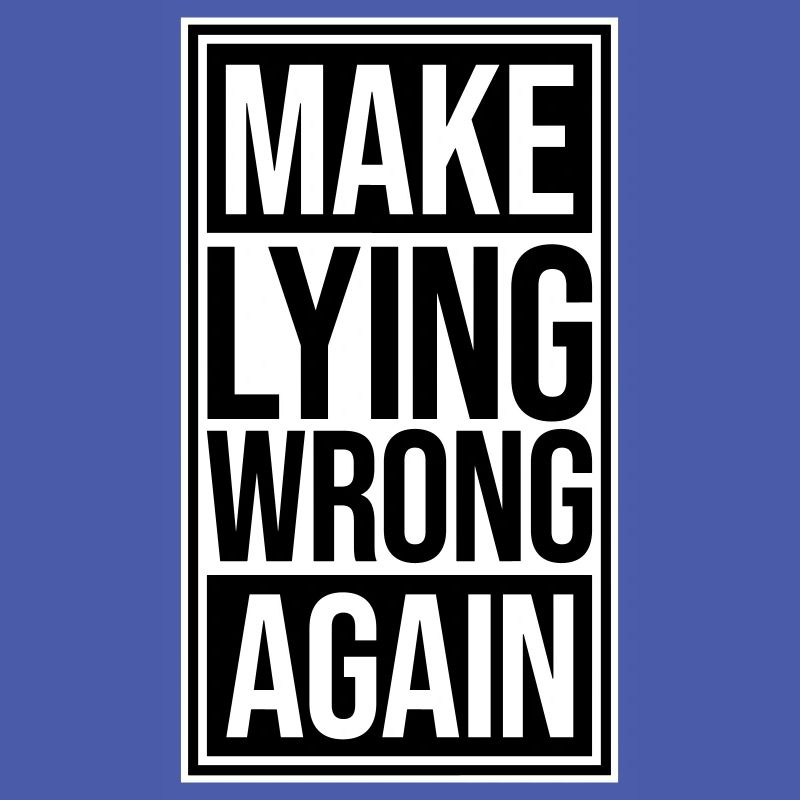 Logo de déclaration politique « Make Fooling Wrong Again »