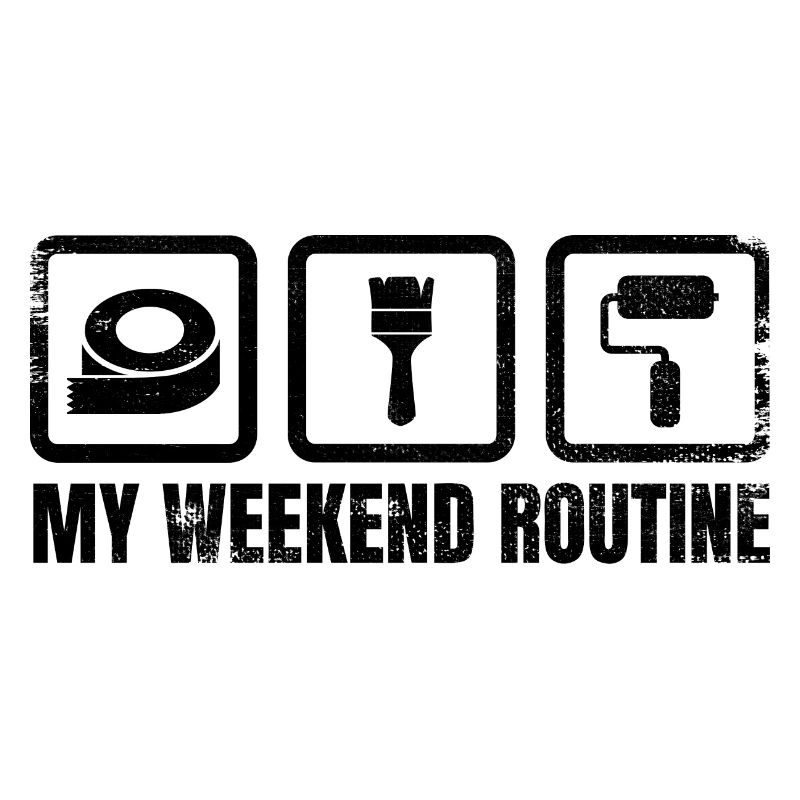 Maler Wochenendroutine