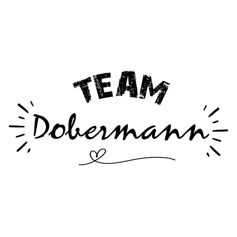 Team dobermann, idée cadeau pour ami des chiens