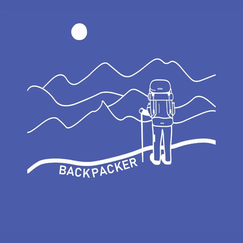 Backpacker Backpack Sonne Berge
