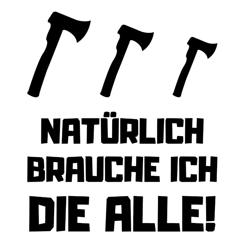Männer Holzmachen Axt Sammlung Holz