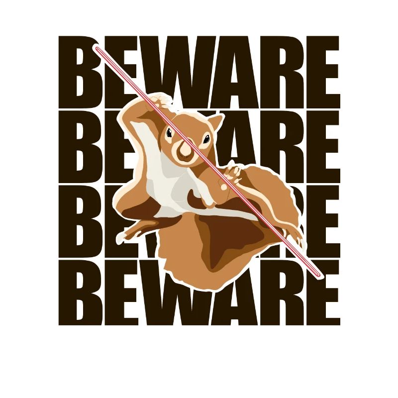 Beware Grauhörnchen Squirrel Fuchshörnchen