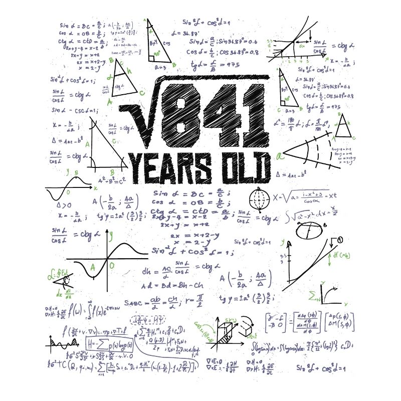 Raíz cuadrada de 841 Math Nerd 29 cumpleaños