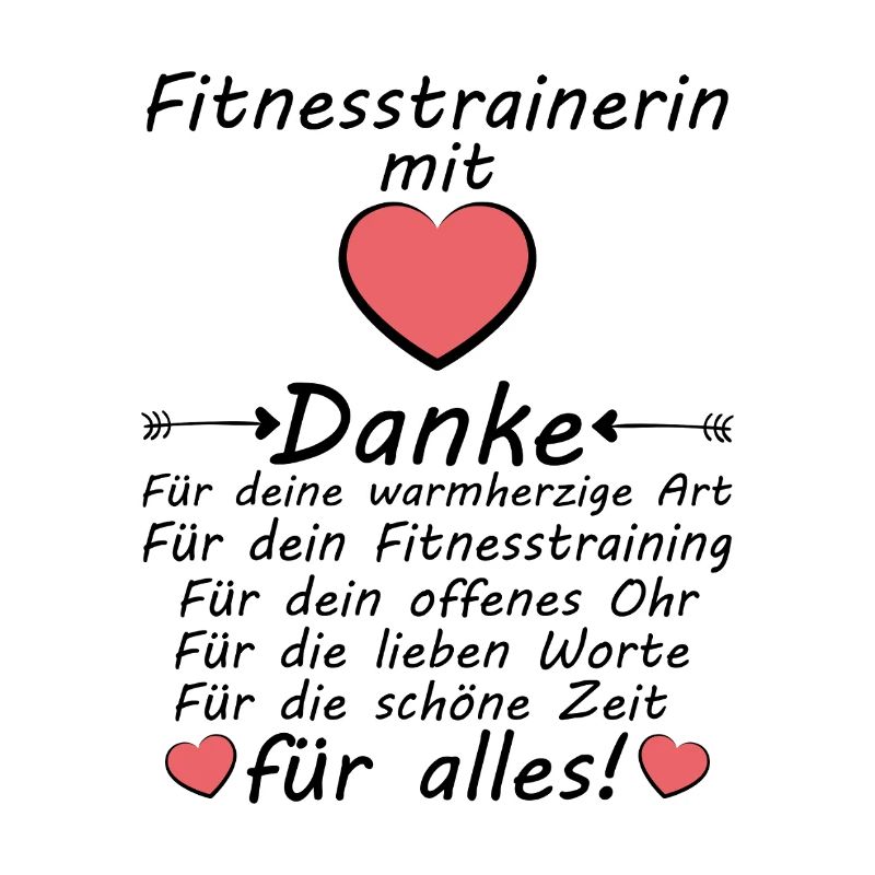 Danke an Fitnesstrainerin Abschiedsgeschenk