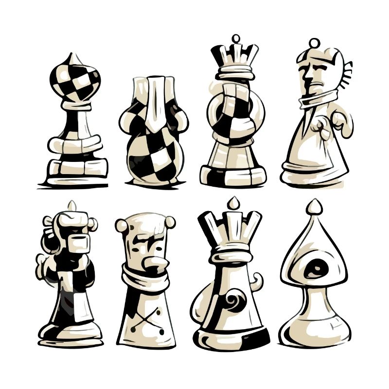 Pièces d échecs n°4
