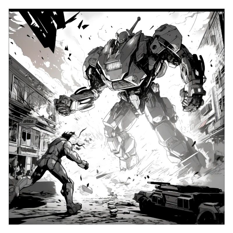 Robot Fight Comic