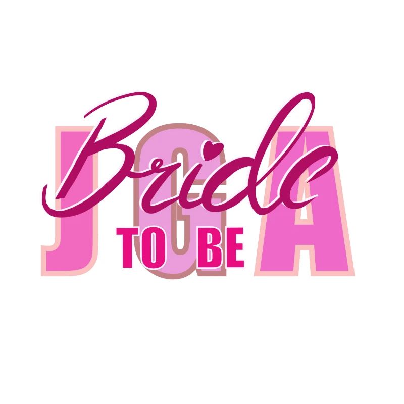 Bride to Be Highlighted Typography