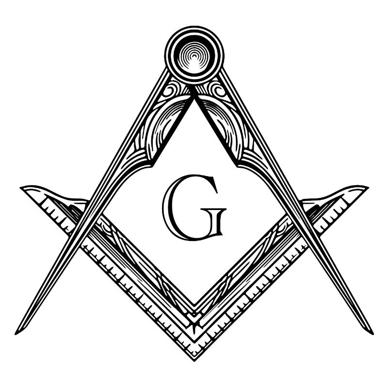 Masonic Symbol Angle & Compass Freemasonry