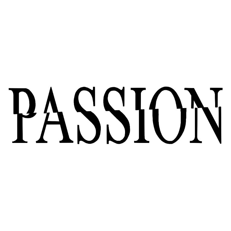 PASSION – Minimalist Statement Design