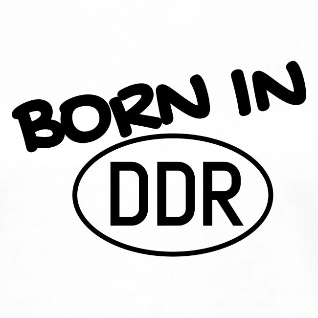 Born in DDR schwarz