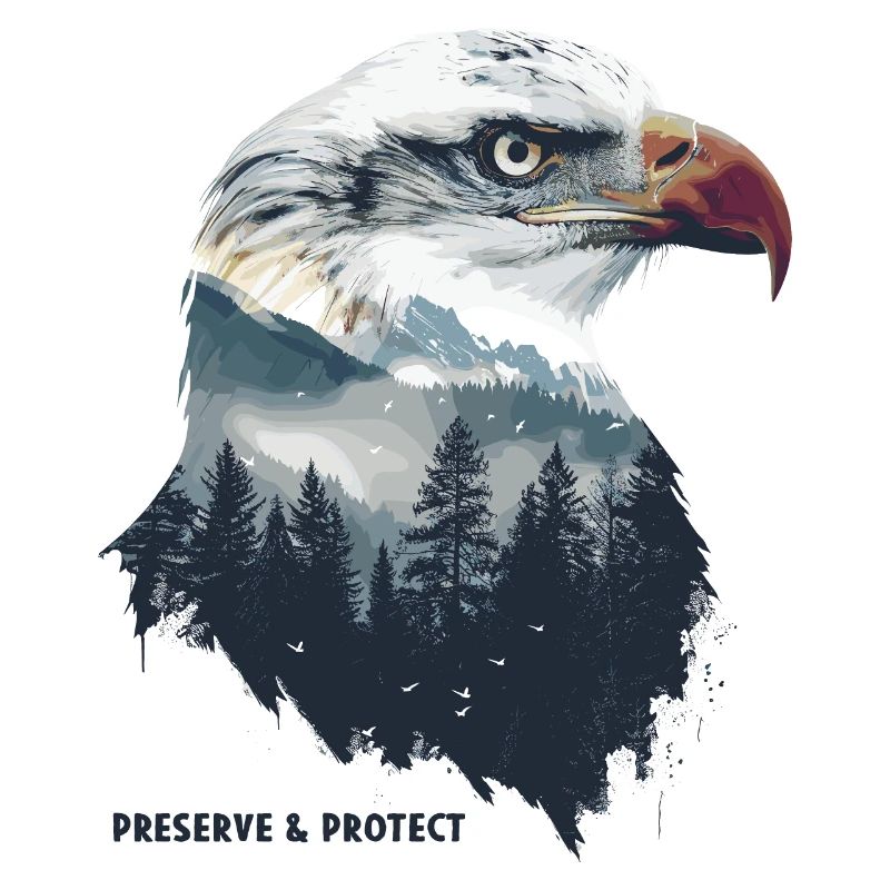 Préserver et protéger le pygargue à tête blanche Aigle Oiseau