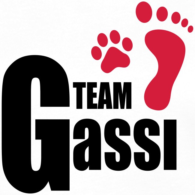 Team Gassi - Frauen Kontrast-T-Shirt