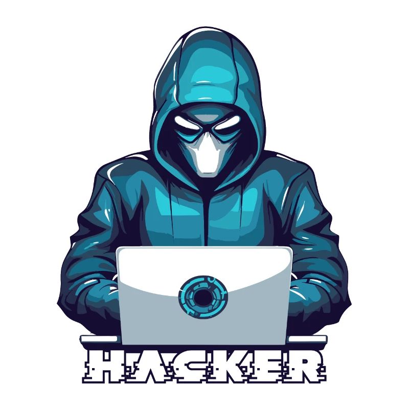 Masked Hacker Hacking